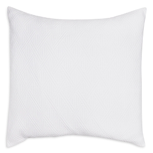 Frette Cotton Geometrics Euro Sham - 100% Exclusive In White