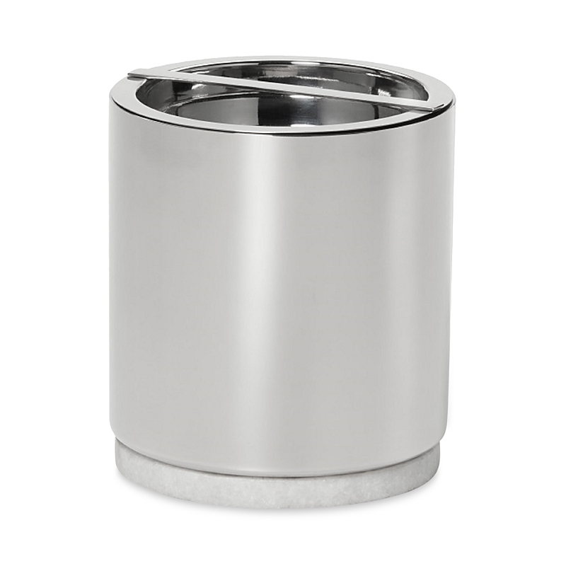 Roselli Stainless Steel and Marble Ice Bucket