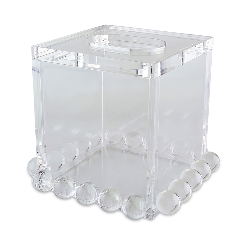 Tizo Lucite Bubble Tissue Box Cover In Clear
