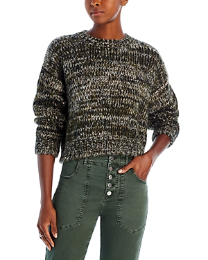 Shop Frame Marled Crewneck Sweater In Surplus Multi