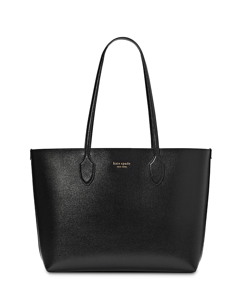Kate Spade Bleecker Leather Tote Bag In Black