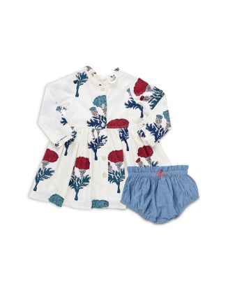 Pink Chicken Baby Girls Ailee Dewdrop Print Dress & Bloomer Set