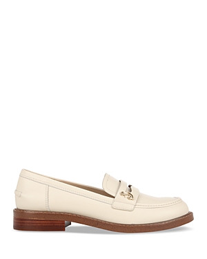 Shop Sam Edelman Women's Colin Slip On Penny Loafer Flats In Ivory