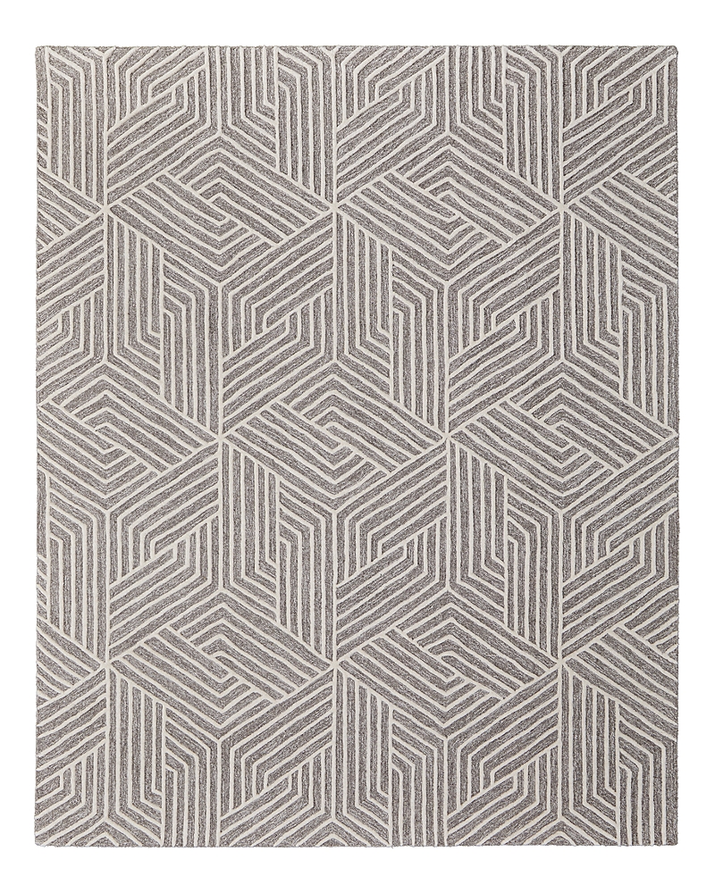Feizy Lytton T24t8010 Area Rug, 8' X 10' In Grey/cream
