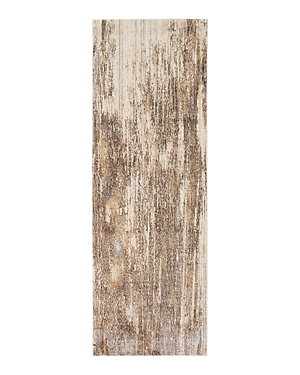 Feizy Parker Prk3705f Runner Area Rug, 2'6 X 8' In Ivory/gray