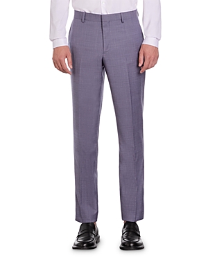 The Kooples Guabi Pique Fitted Trousers In Light Blue