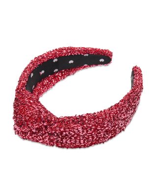 Lele Sadoughi Tinsel Knotted Headband | Bloomingdale display picture 1