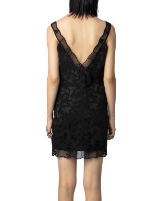 Renelle Silk Jacquard Dress