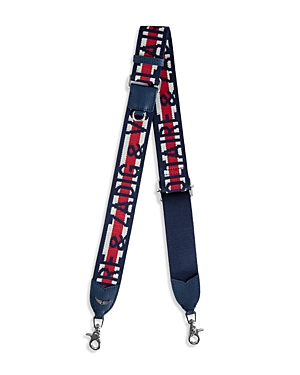 Zadig & Voltaire Logo Bag Strap In Power