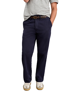 Alex Mill Cotton Regular Fit Chino Trousers In Dark Navy