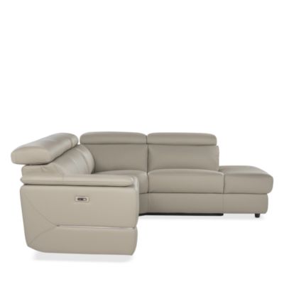 Ronaldo 3-Piece Power Reclining Leather Sectional