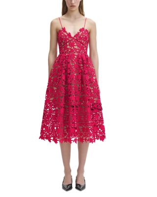 self portrait azaelea lace midi dress Self Portrait Blue Lace Azaelea Midi Dress Womens 4