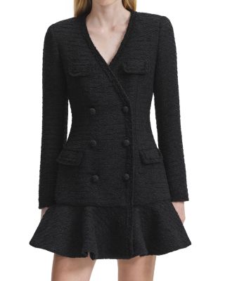 Self-Portrait - V Neck Mini Dress