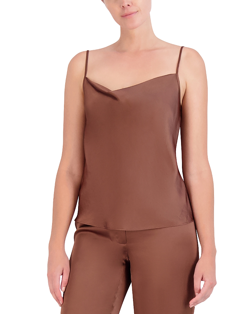 Bcbgmaxazria Cowl Neck Camisole Top In Caramel