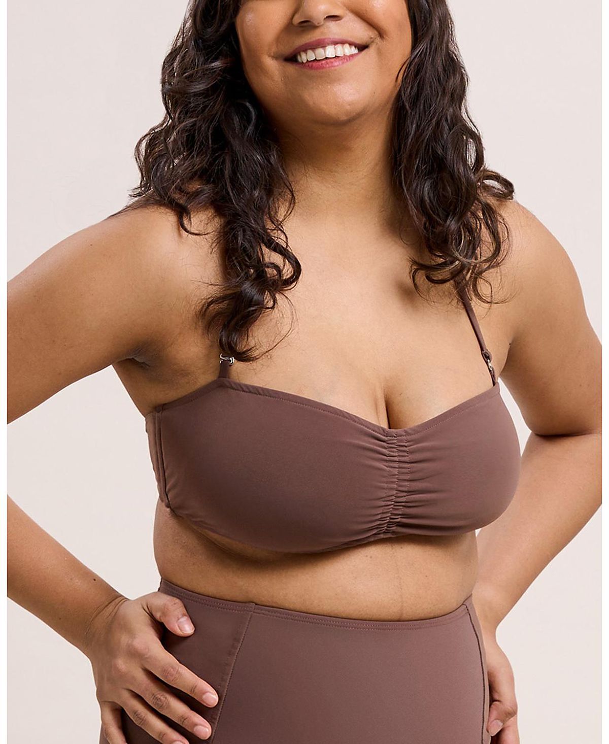 Moloco Bianca Bandeau Bikini Top