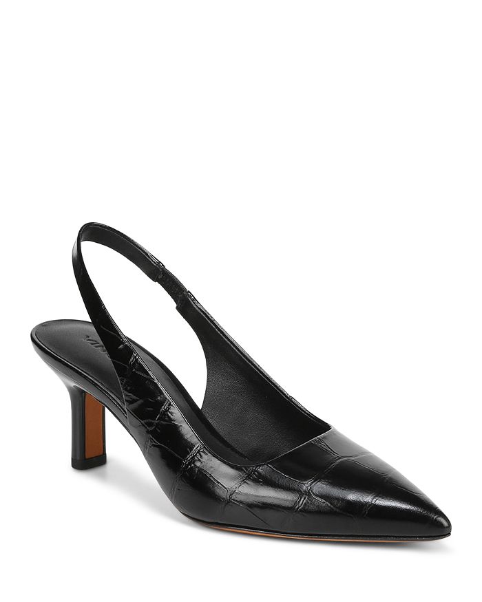 VINCE Patrice Patent Leather Slingback Heels main image 0