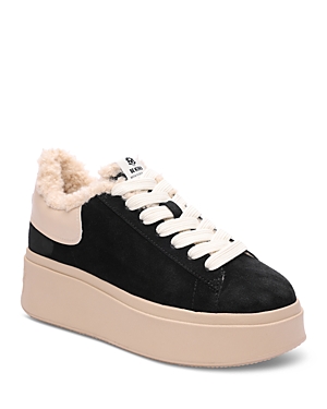 ASH WOMEN'S MOBYBEKIND LACE UP LOW TOP COZY SNEAKERS