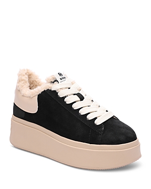 ASH WOMEN'S MOBYBEKIND LACE UP LOW TOP COZY trainers