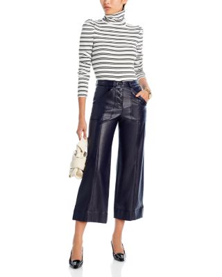 Benji Faux Leather Cropped Pants