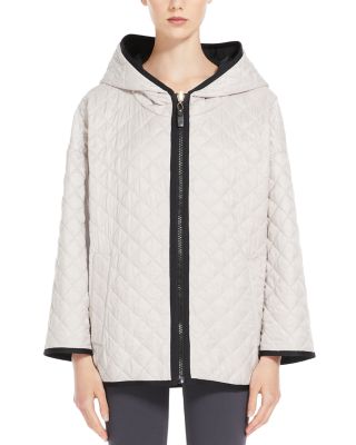 Max Mara Nora Reversible Hooded Zip Jacket Bloomingdale's