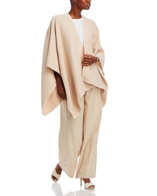 Aqua Solid Whipstitch Ruana - Exclusive