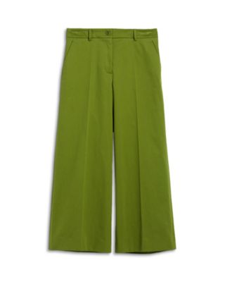 パンツ Weekend Max Mara URIAL - Cotton satin crop trousers WE5136045106014-w-