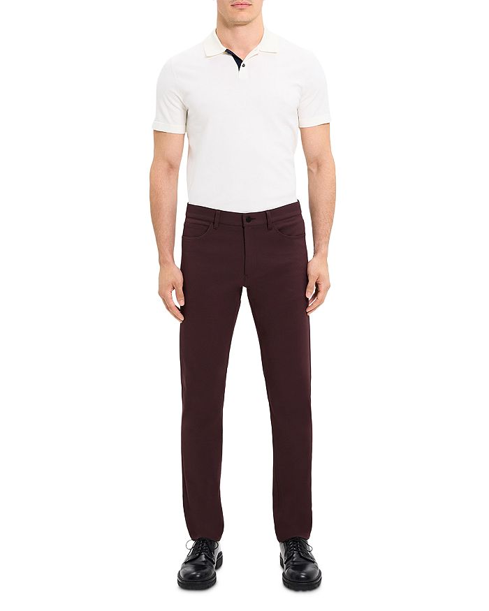 Shop Theory Raffi Neoteric Twill Slim Fit Pants In Malbec