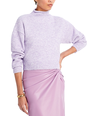 Lila Rolled Mock Neck Sweater