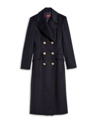 Max Mara Studio Carabo Wool Double Breasted Coat
