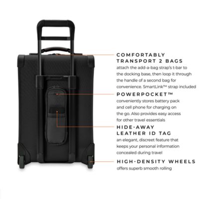 Baseline Essential 2 Wheel Carry On Suitcase