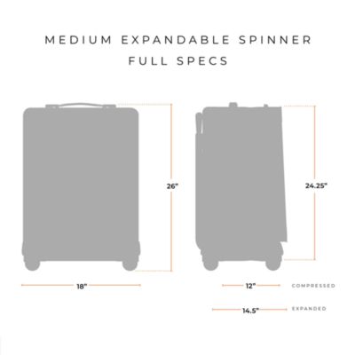 Baseline Medium Expandable Spinner Suitcase