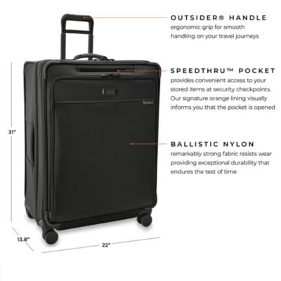 Baseline Extra Large Expandable Spinner Suitcase