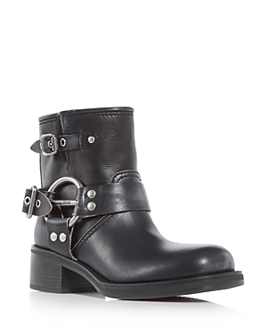 Miu Miu Women's Square Toe Moto Boots