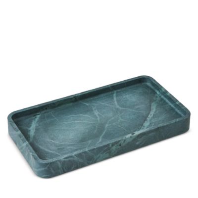 Global Views Raggio Black and Green Alabaster Tray
