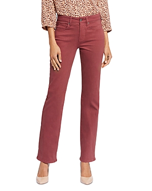 Shop Nydj Petite Marilyn High Rise Straight Jeans In Emotion