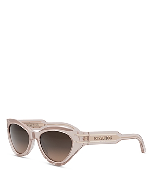 Shop Dior Signature B7i Cat Eye Sunglasses, 52mm In Pink/brown Gradient
