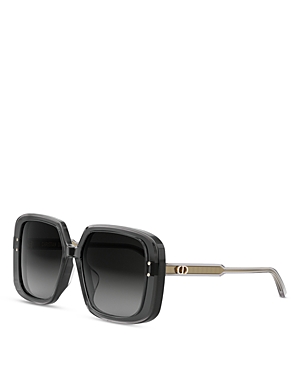 Shop Dior Highlight S3f Square Sunglasses, 56mm In Gray/black Gradient
