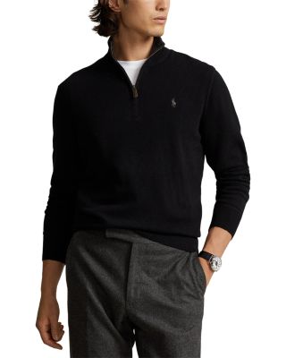 Cashmere Regular Fit Quarter Zip Mock Neck Sweater - Exclusive