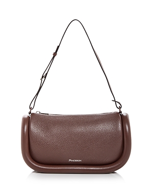 Jw Anderson Bumper-15 Leather Crossbody In Brown