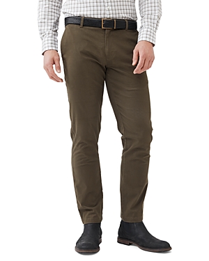 Rodd & Gunn Edgars Road Straight Fit Pants In Forest