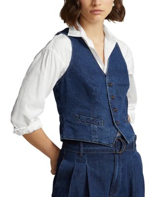 Ralph Lauren Denim Vest Bloomingdale s