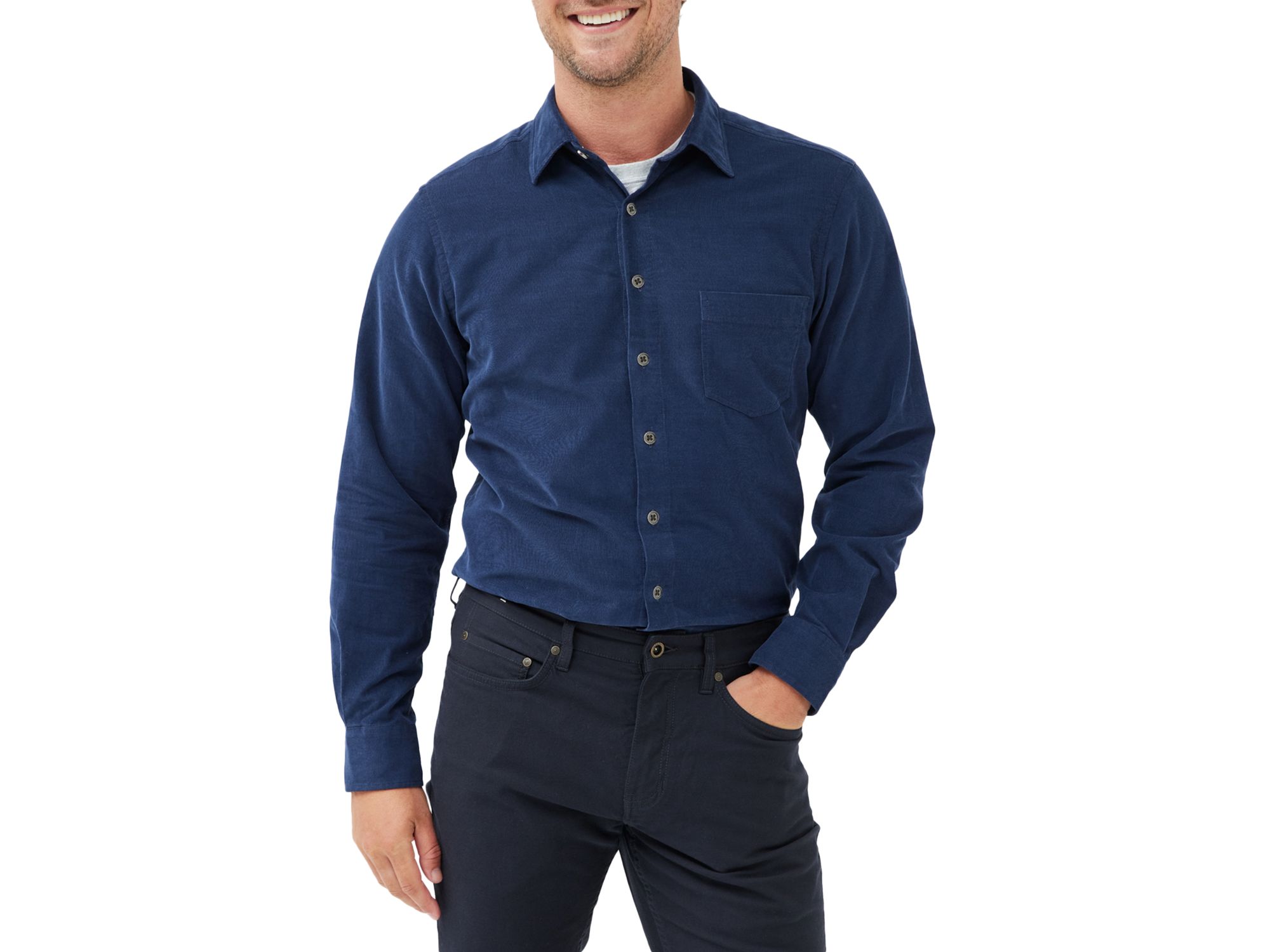 Rodd and Gunn Coal Stream Slim Fit Shirt - Image 1