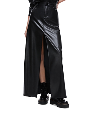 ALICE AND OLIVIA ALICE AND OLIVIA RYE FAUX LEATHER MAXI SKIRT