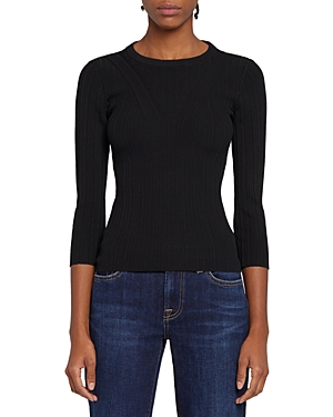 7 For All Mankind Cutout Back Rib Top 7 For All Mankind Cutout Back Rib Top