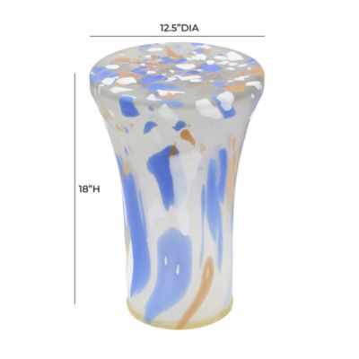  Journee Glass Side Table