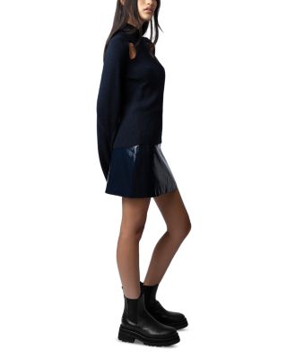 Micky Cutout Turtleneck Sweater