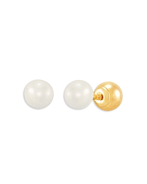 Bloomingdale's Children's Freshwater Pearl Stud Earrings in 14K Yellow Gold