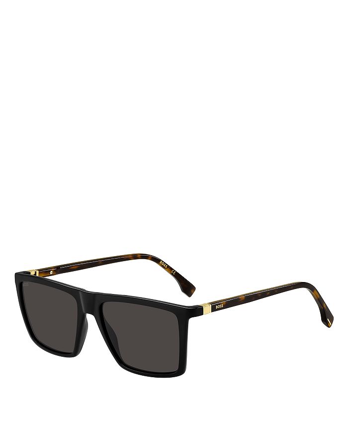 Hugo Boss BOSS Flat Top Rectangle Sunglasses 56mm Bloomingdale s