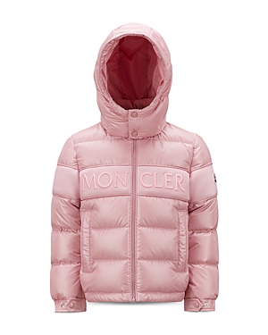 Shop Moncler Unisex Truyere Hooded Jacket - Big Kid In Light Pink