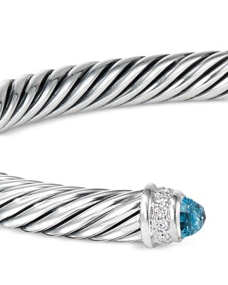 Cable Classics Bracelet with Gemstones and Diamonds, 5mm